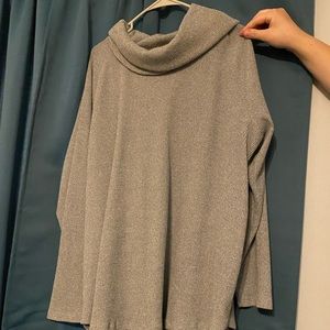 Grey hanging neck sweater